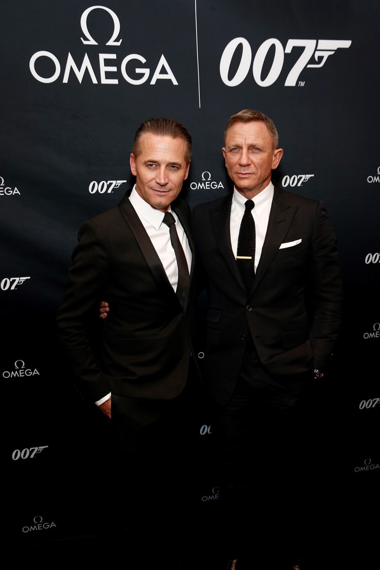Raynald Aeschlimann & Daniel Craig © OMEGA