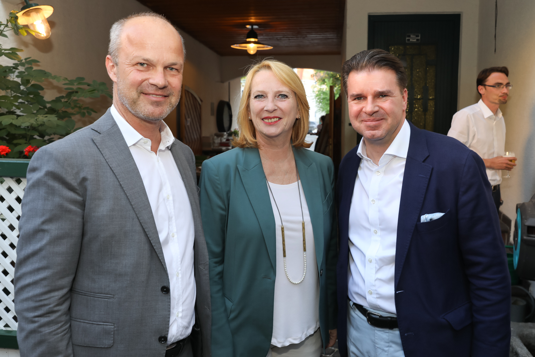 Markus Mair und Gerald Grünberger begrüßten die 2. Präsidentin des Nationalrates Doris Bures