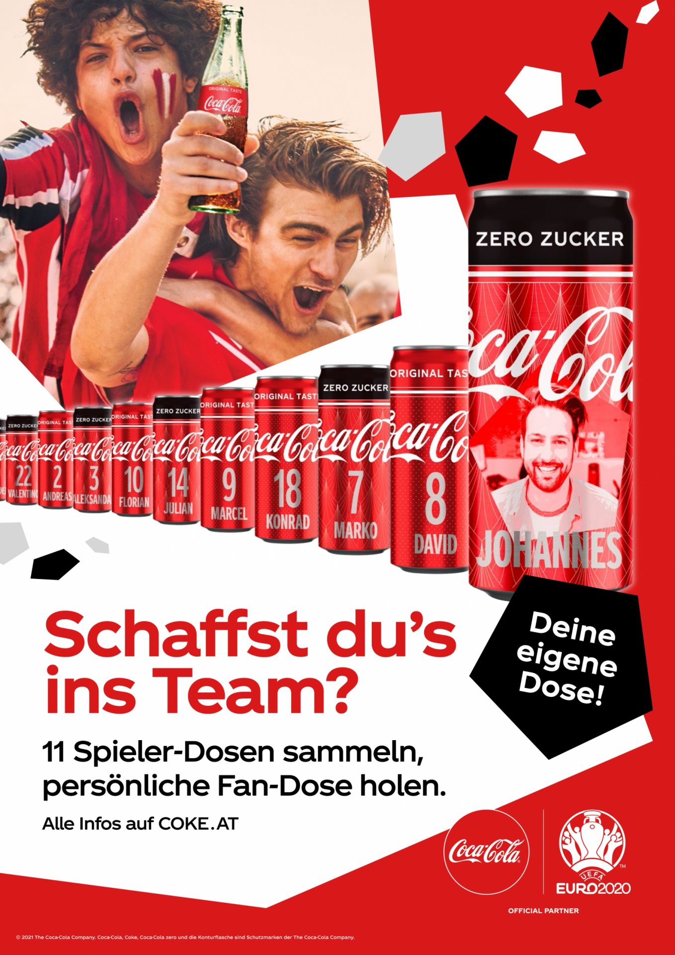 Schaffst dus ins Team Coca Cola Sammeldosen Promotion scaled 25. April 2024